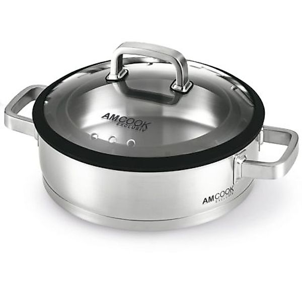 AM Cook Senna Servierpfanne inkl. Gourmet-Deckel Ø 28 cm günstig online kaufen