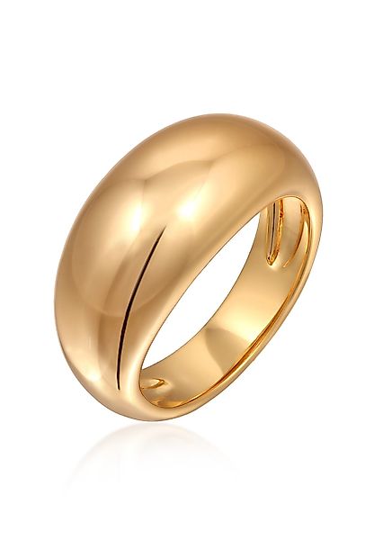 Elli Fingerring Chunky Ring Silberfarben für günstig online kaufen