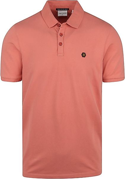 No Excess Polo Shirt Korallrot - Größe M günstig online kaufen