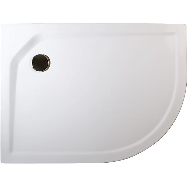 Schulte Duschwannen-Set Viertelkreis asymmetrisch links 120 cm x 90 cm günstig online kaufen