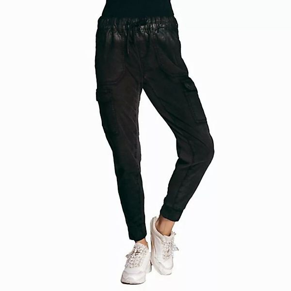 Zhrill Chinos Cargohose DAISEY Black (0-tlg) angenehmer Tragekomfort günstig online kaufen