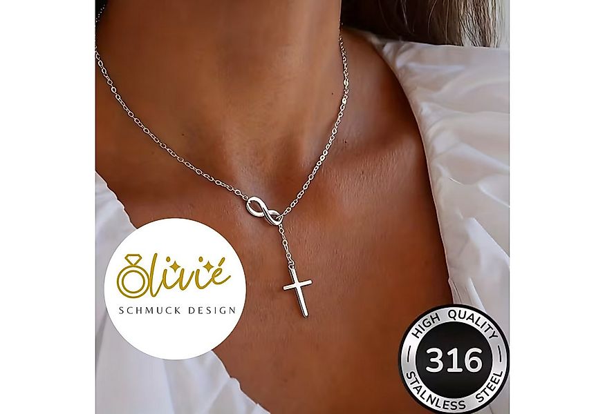 XCOAST Statementkette Infinity Damen – Unendlichkeitsschleife & Kreuz (stat günstig online kaufen