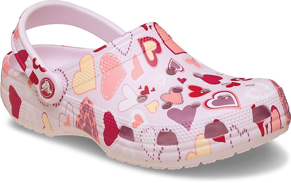Crocs Classic Vday Clog Clog Sommerschuh, Strandschuh, Hausschuh mit Fersen günstig online kaufen