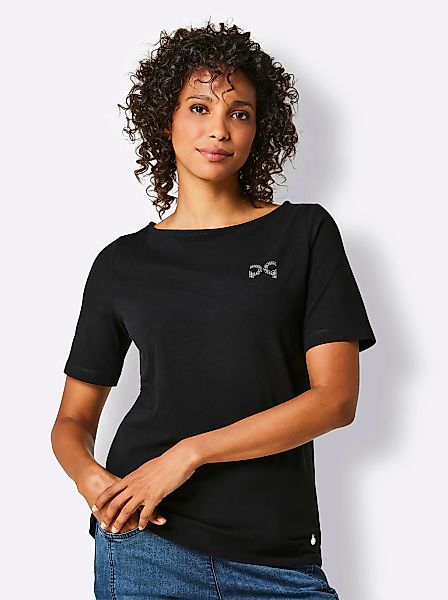 CREATION L PREMIUM Kurzarmshirt "Pima-Baumwoll-Shirt", (1 tlg.) günstig online kaufen
