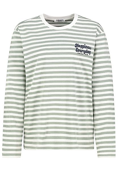SUBLEVEL Langarmshirt Damen Shirt mit Streifen günstig online kaufen