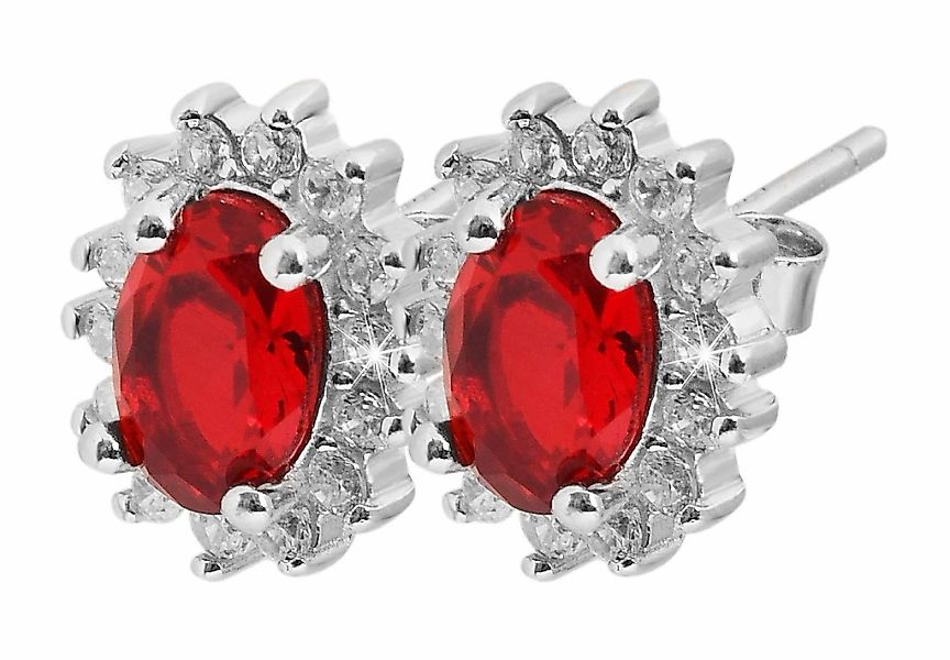 Adelia´s Paar Ohrhänger "Damen Ohrringe – Ohrstecker aus 925 Silber mit Zir günstig online kaufen