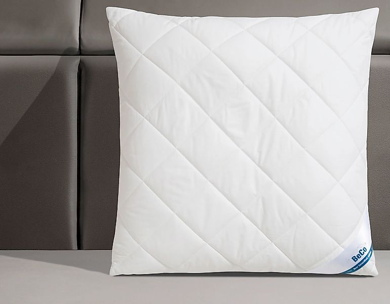 Beco Microfaserkissen "BeCo Greenfirst gestepptes Kopfkissen 40x80 & 80x80c günstig online kaufen