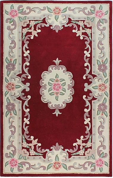 FLAIR RUGS Wollteppich »Aubusson«, rechteckig, 10 mm Höhe, Wolle, Teppich, günstig online kaufen