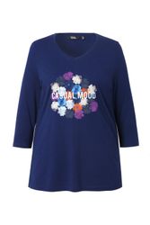 Ulla Popken T-Shirt Shirt Blüten Classic günstig online kaufen