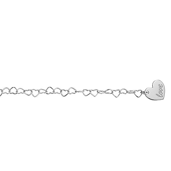 ONE ELEMENT Fußkette "Herz Fußkettchen aus 925 Silber 25 cm Ø", Damen Silbe günstig online kaufen