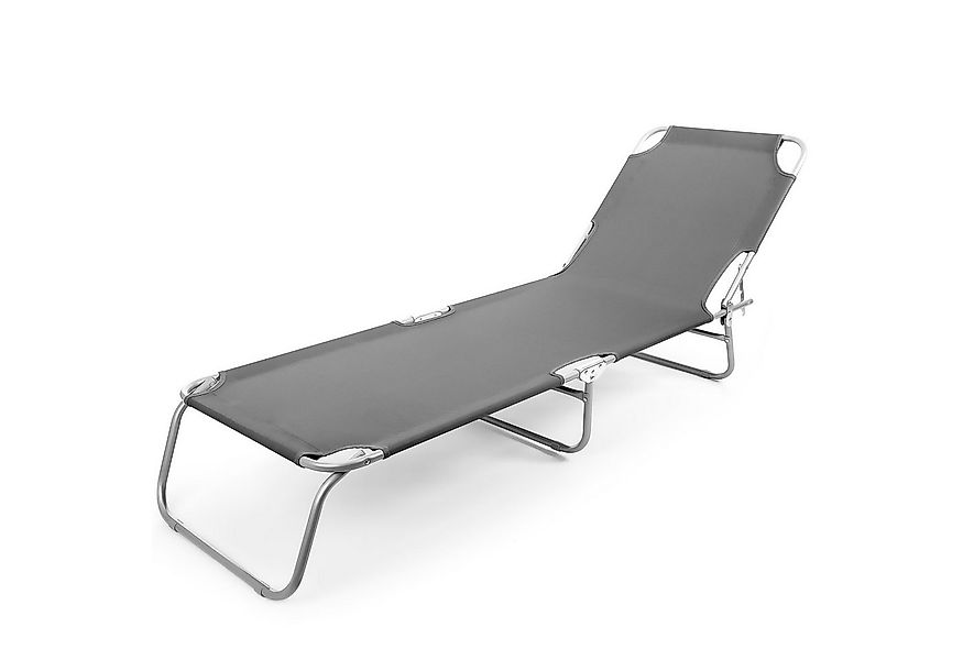 BigDean Gartenliege Sonnenliege klappbar 150 kg belastbar mit verstellbarer günstig online kaufen
