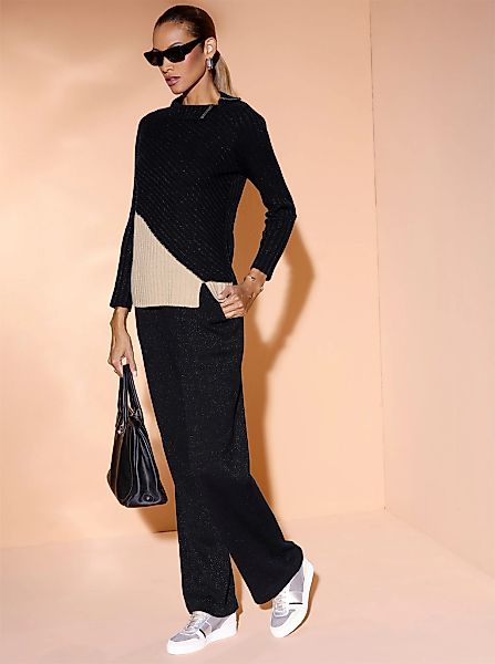 creation L Strickpullover "Jacquard-Pullover" günstig online kaufen