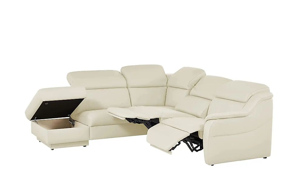 himolla Ecksofa Leder  9707 ¦ creme ¦ Maße (cm): B: 275 H: 84 T: 245.0 Pols günstig online kaufen