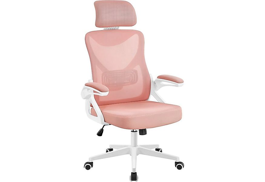 Yaheetech Drehstuhl, Bürostuhl Ergonomisch, Schreibtischstuhl mit Hochklapp günstig online kaufen