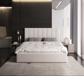 FDM Polsterbett Stauraumbett KAJA Bettgestell 90x200, günstig online kaufen