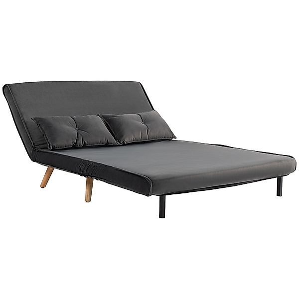 HOMCOM Schlafsofa 3 in 1 2 Sitzer Sofa mit Schlaffunktion, 190 x 120 cm Kla günstig online kaufen