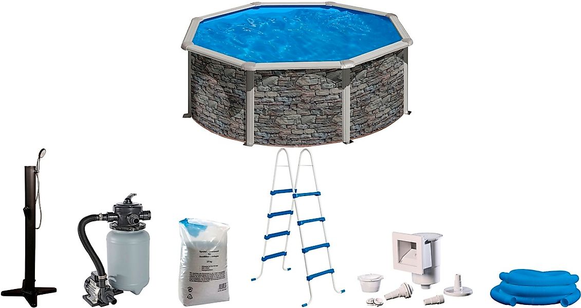 my POOL BWT Rundpool "ØxH: 300x120 cm" mit Solardusche günstig online kaufen