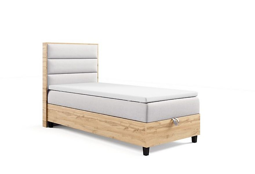 Best for Home Boxspringbett mit Bettkasten Trinity K-1 PLATE SINGLE inkl. 7 günstig online kaufen