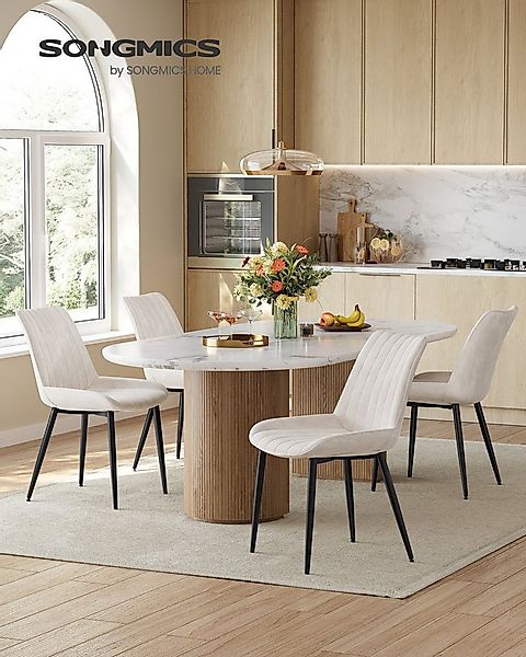 SONGMICS Esszimmerstuhl Stuhlset – Polsterstühle, Moderner Küchenstuhl. Sam günstig online kaufen