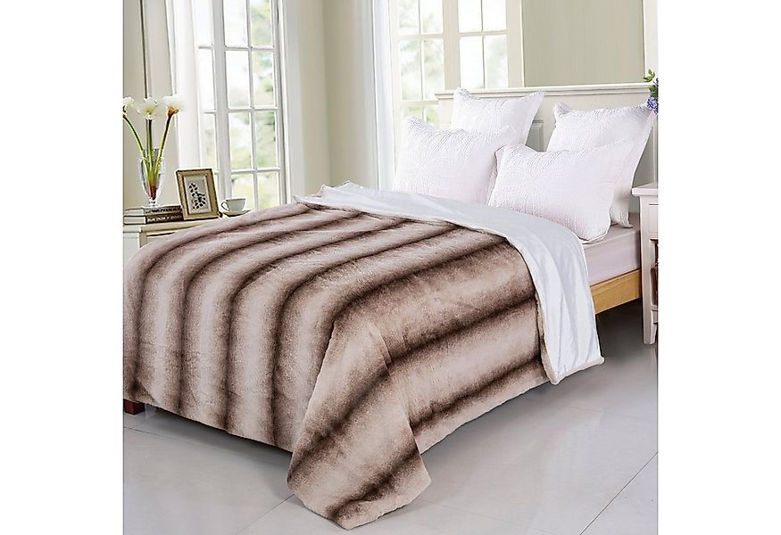 Wolldecke / Kuscheldecke / Schlafdecke / 150x200cm / Kunstfell, Brilliant, günstig online kaufen