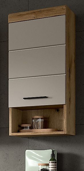 Inn.Furn Hängeschrank Shawn (Badschrank in Eiche und Sand / Kaschmir, 37 x günstig online kaufen