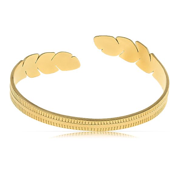 Made by Nami Armreif Feder Gold günstig online kaufen