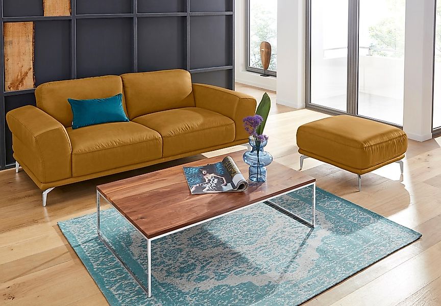 W.SCHILLIG 2,5-Sitzer "montanaa" mit Metallfüßen in Chrom glänzend, Breite günstig online kaufen