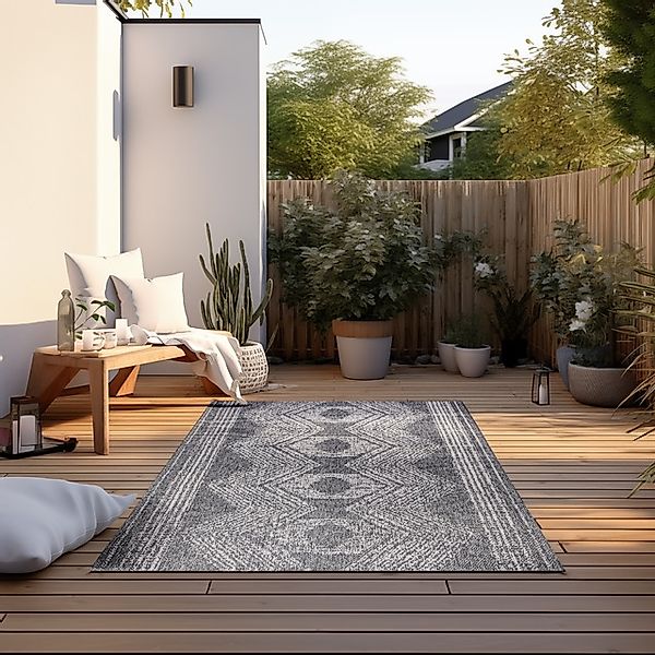 ELLE DECORATION Teppich »Merge Wendeteppich«, rechteckig, 5 mm Höhe, Flachg günstig online kaufen