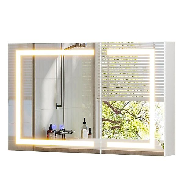 MSMASK Spiegelschrank Bad mit Beleuchtung und günstig online kaufen