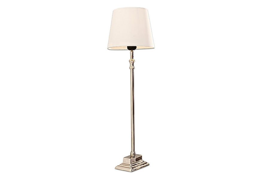 Mirabeau Tischleuchte Tischlampe Mayfair weiß/silber günstig online kaufen