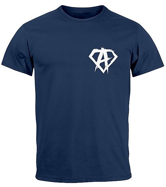 Neverless Print-Shirt Herren T-Shirt Print Aufdruck günstig online kaufen