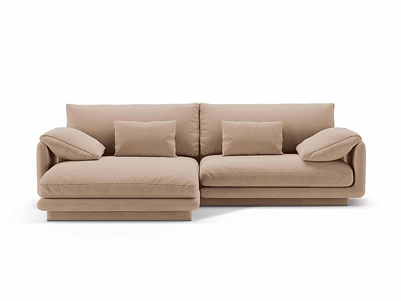 Micadoni | 4-Sitzer-Ecksofa Torino links aus Samt günstig online kaufen