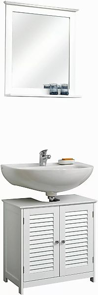 Saphir Badmöbel-Set "Quickset 928 2-teilig, Waschbeckenunterschrank mit Spi günstig online kaufen
