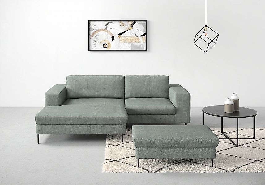 DOMO collection Ecksofa "Modica kompakt und elegant, Breite 244, L-Form", m günstig online kaufen
