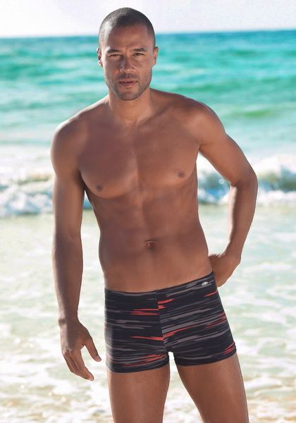 KangaROOS Boxer-Badehose mit Streifendesign günstig online kaufen