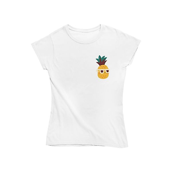 Novux T-Shirt Cute Ananas Damen Tshirt günstig online kaufen