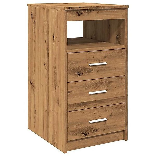 vidaXL Aktenschrank Schubladenschrank Artisan-Eiche 40x50x76 cm Holzwerksto günstig online kaufen