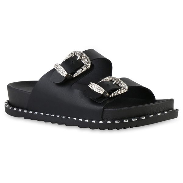 VAN HILL 841575 Pantolette Damen Pantoletten günstig online kaufen