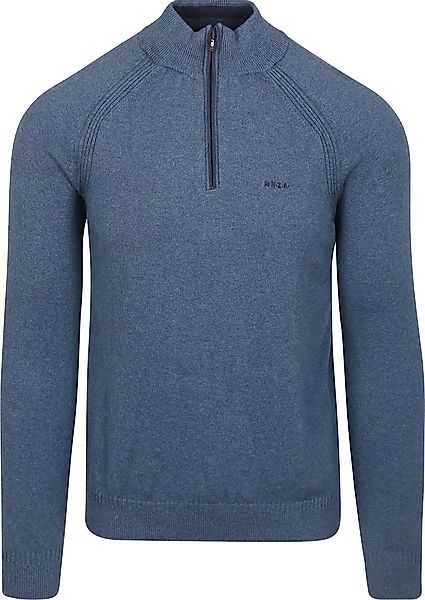 NZA Half Zip Pullover Clive Blau - Größe 3XL günstig online kaufen