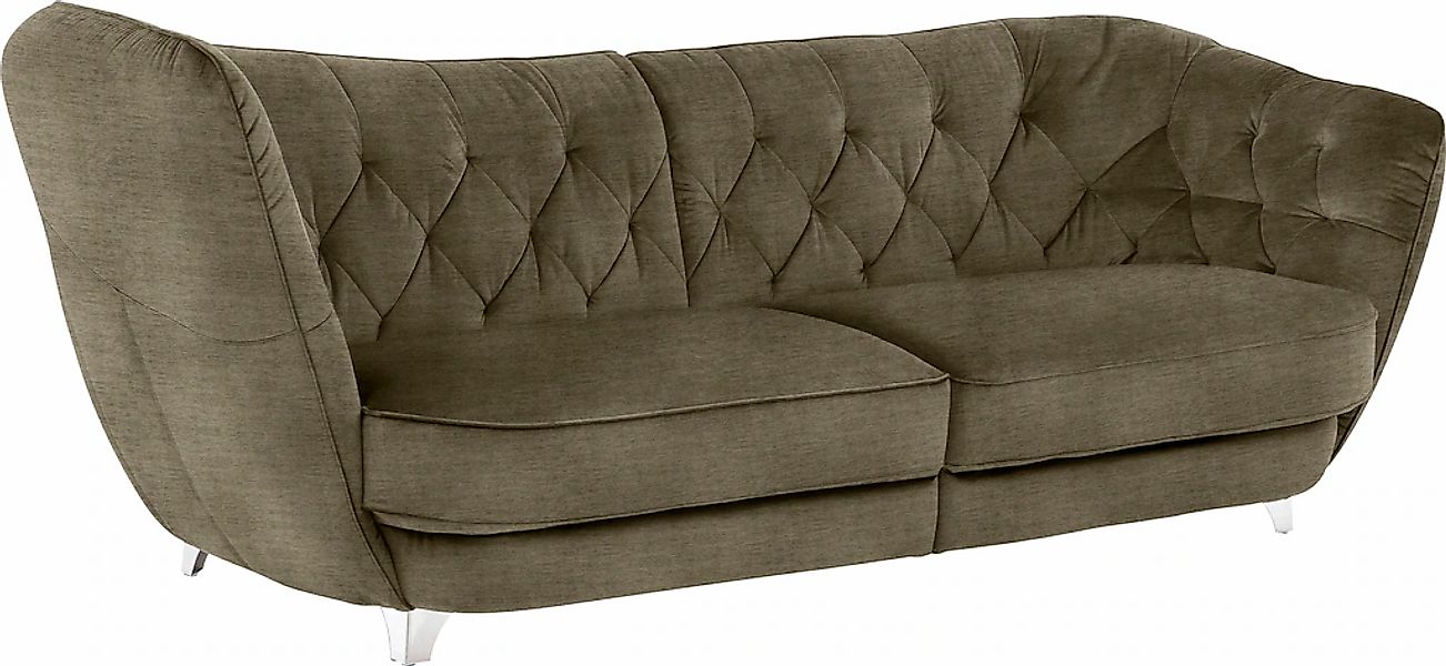 Leonique Big-Sofa "Retro", stylischer Hochlehner günstig online kaufen