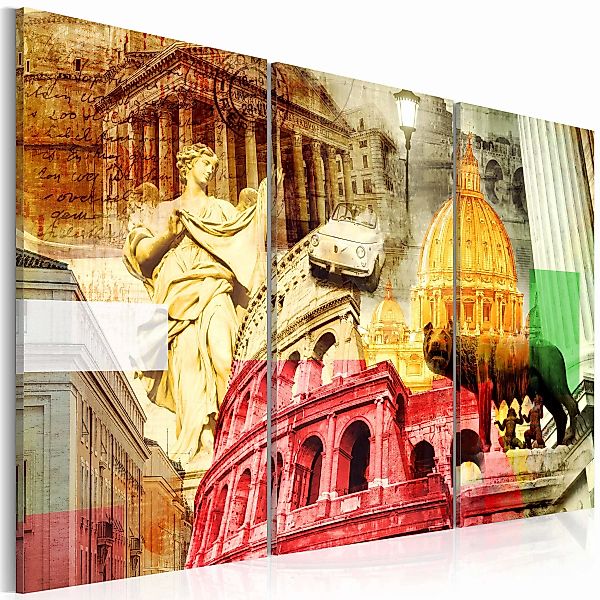Wandbild - Zauberhaftes Rom - Triptychon günstig online kaufen