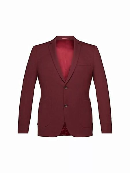 Esprit Collection Anzugsakko Einreihiger Piqué-Jersey-Blazer günstig online kaufen