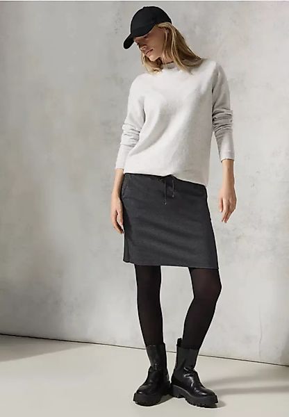 Cecil Minirock, softer Materialmix günstig online kaufen