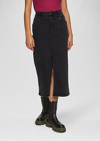 s.Oliver Maxirock Rock Jeansrock mit Sattelbund günstig online kaufen