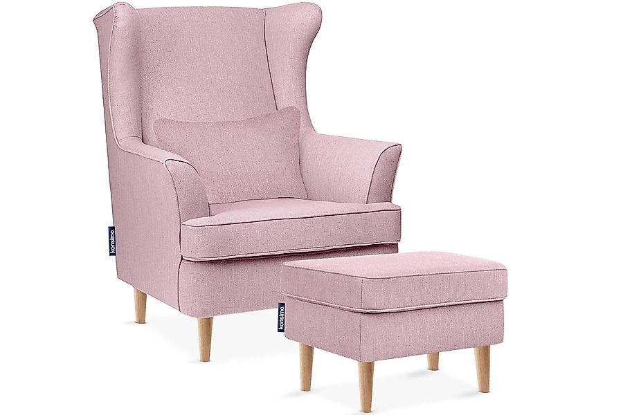 KONSIMO® Ohrensessel STRALIS Sessel, zeitloses Design günstig online kaufen