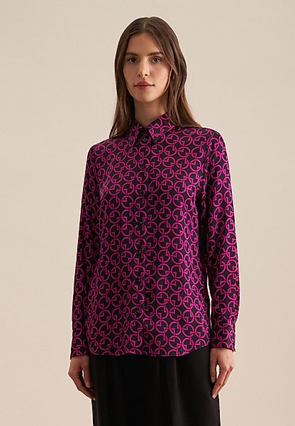 seidensticker Hemdbluse Schwarze Rose Langarm Kragen günstig online kaufen