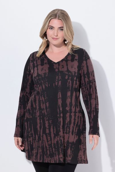 Ulla Popken Longshirt Longshirt Farbverlauf A-Linie günstig online kaufen