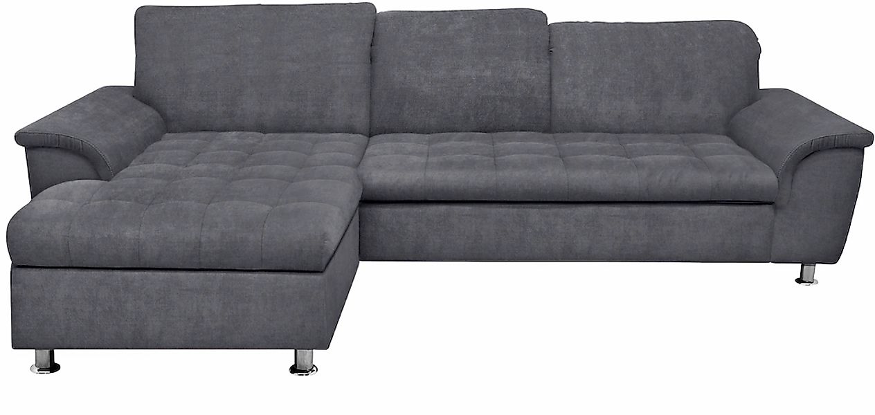 DOMO collection Ecksofa "Franzi bequem, B/T: 278/162 cm, L-Form, belastbar günstig online kaufen