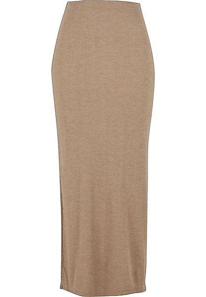 URBAN CLASSICS Sommerrock Urban Classics Ladies Rib High Slit Skirt (1-tlg) günstig online kaufen
