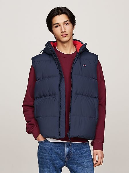 Tommy Jeans Steppweste "TJM ESSENTIAL DOWN VEST EXT" abnehmbare Kapuze mit günstig online kaufen